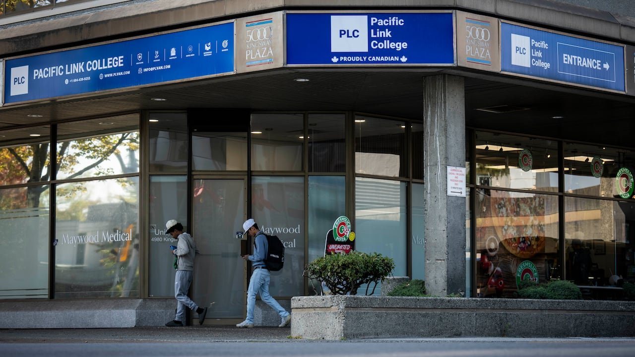 Pacific Link College building in Burnaby, British Columbia